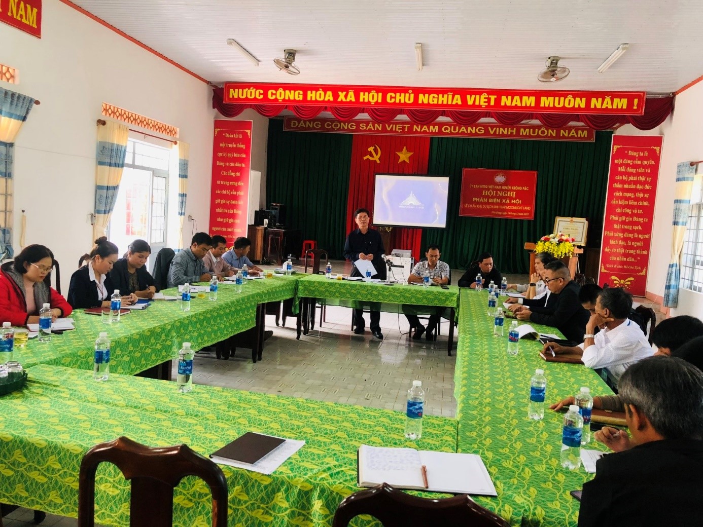 Ủy ban MTTQ Việt Nam huyện Krông Pắc: Tổ chức Hội Nghị Phản biện xã hội về dự án Khu du lịch sinh thái điện ảnh Moonlight Land ( Vùng đất ánh trăng)